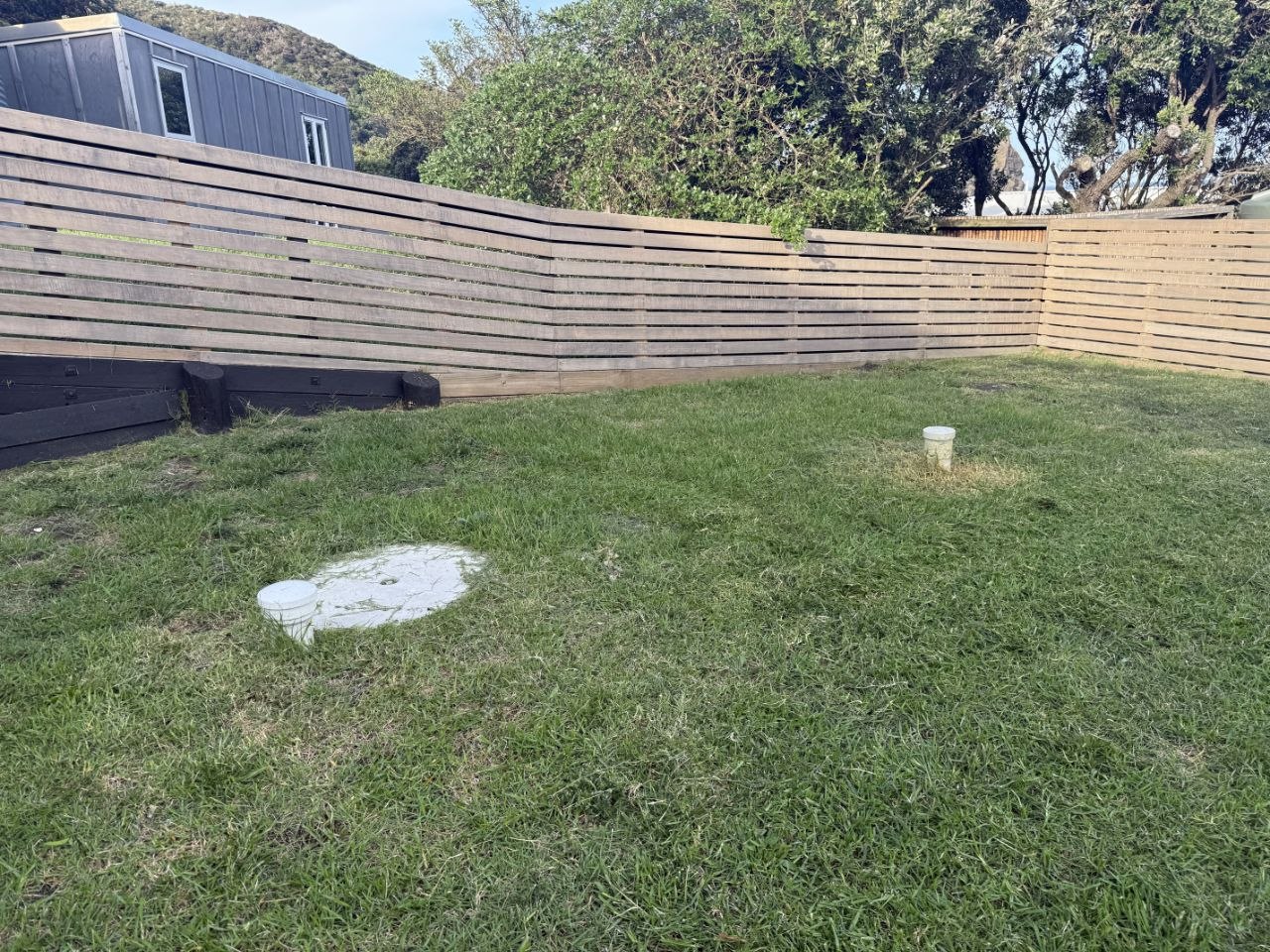 Septic tank area